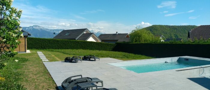 Piscine avec filtration bio-minérale Vitii